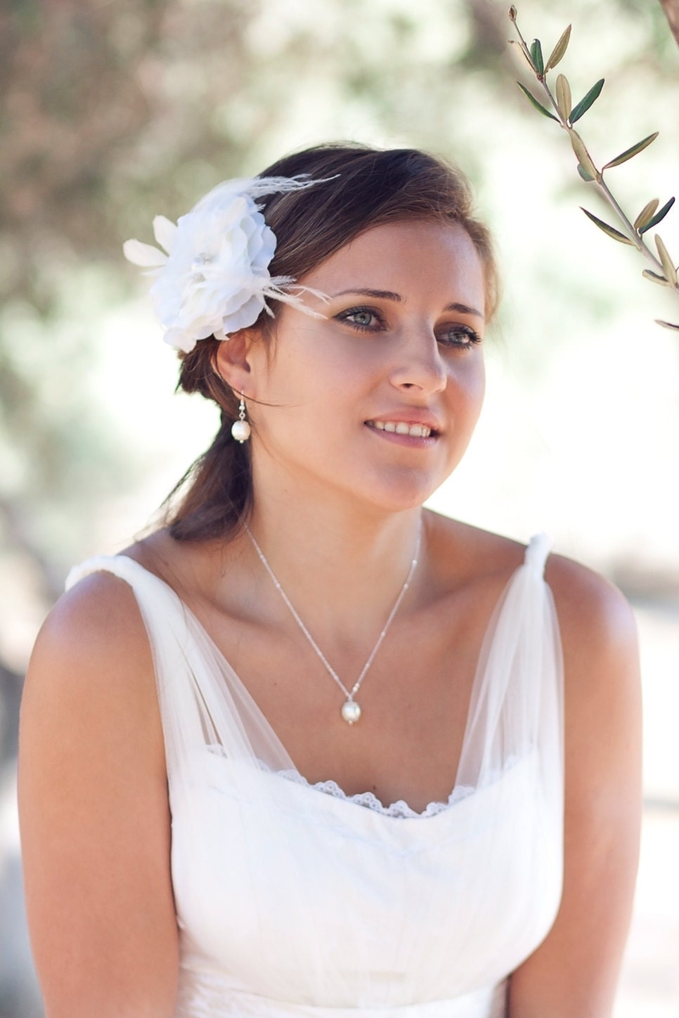7 SETS Pearl Necklace and Earrings, bridal pearl set  wedding jewelry, bidesmaid necklace gift