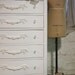 Painted Cottage Chic Shabby White French Dresser CH368