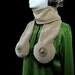 Boob Scarf - Neck Knockers - Tan scarf with Tan Nipples - a Funny gag gift
