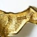 vintage DOTTY SMITH golden LEOPARD stretch belt