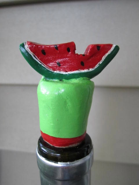 Wicked Watermelon Wine Stopper