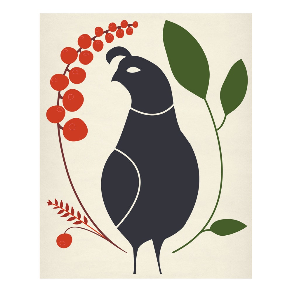 Quail - 8 x 10 Print