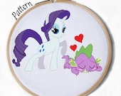 Rarity & Spike Cross Stitch Patterns - My Little Pony