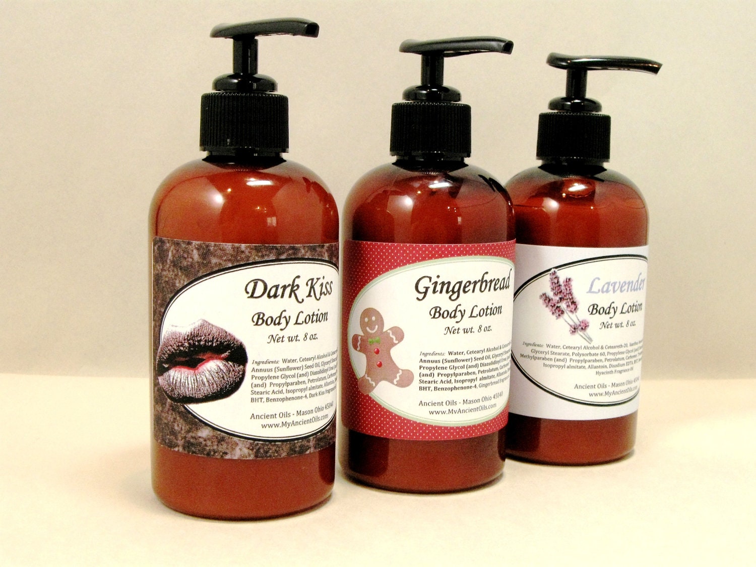 SALE - Body Lotion - 96% naturally derived ingredients  8 oz.