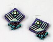 Shimmering Jewels Earrings -  Needlepoint Kit