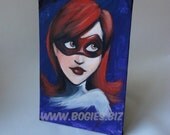 elastigirl Original Acrylic Painting, Super Hero Series