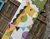 Girlie Giraffe Growth Chart