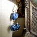 Blue Dangle Earrings Lapis Lazuli Gemstone Jewelry - Blue Bling Boho Great Gatsby Elegance