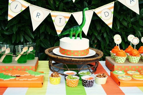 Dinosaur Birthday Invitation - PRINTABLE - By A Blissful Nest