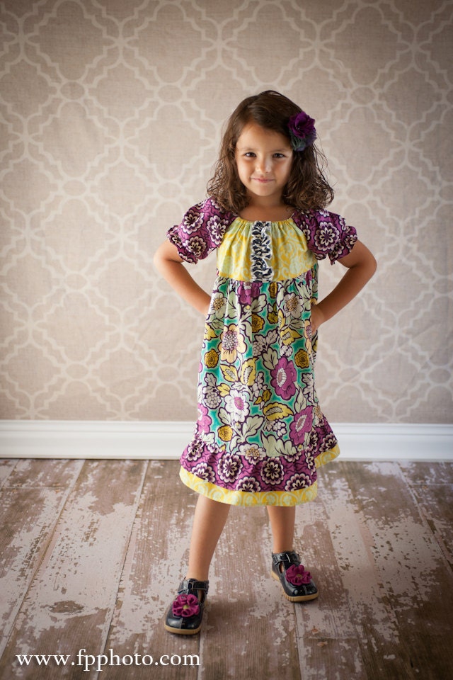 Romance Peasant Dress - Size 3T Ready to Ship