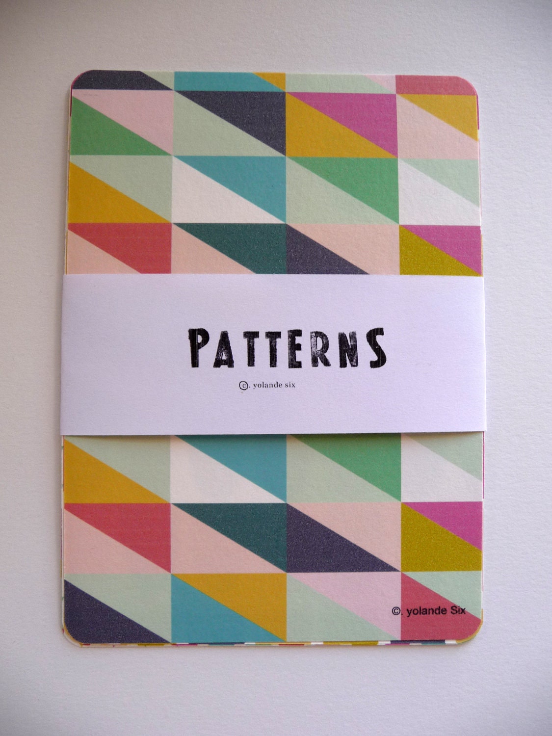 Cards - Geometric and colors - print