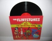 ON SALE Vinyl Record Album The Flintstones Meet the Orchestra Family LP 1977 Children's Classics Hanna-Barbera Tv