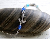 anklet, anchor, fraternity, sterling anchor anklet
