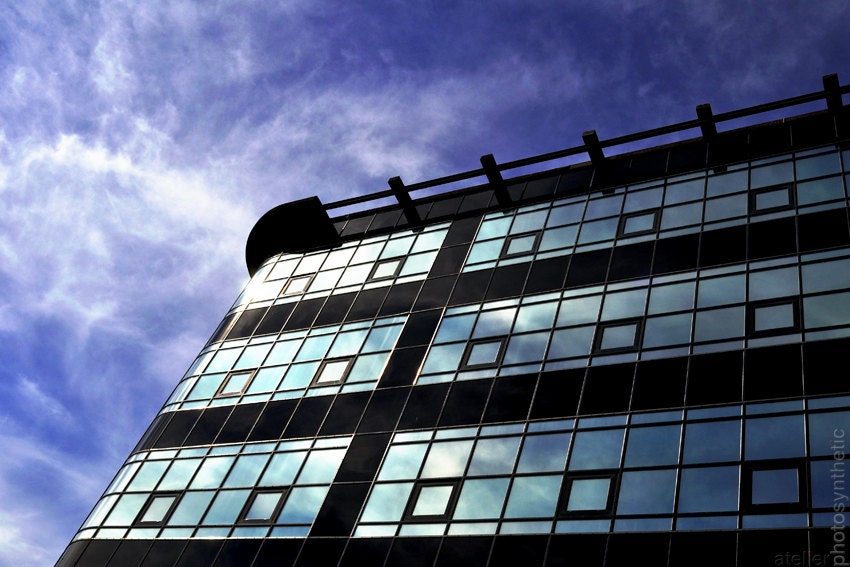 Streamline Moderne Architecture, Express Building Manchester - 24x16 inch Signed Limited Edition
