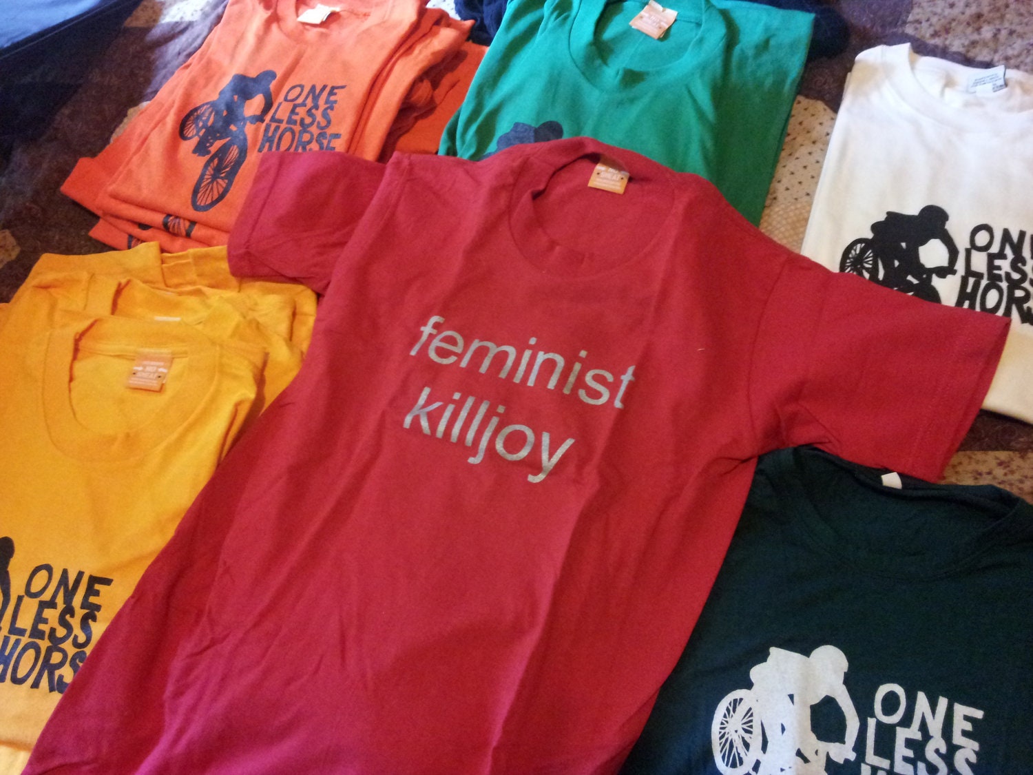FEMINIST KILLJOY red unisex SMALL
