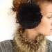 Girl ear muff, ear warmer, headpiece muff, accessory, gift for girl
