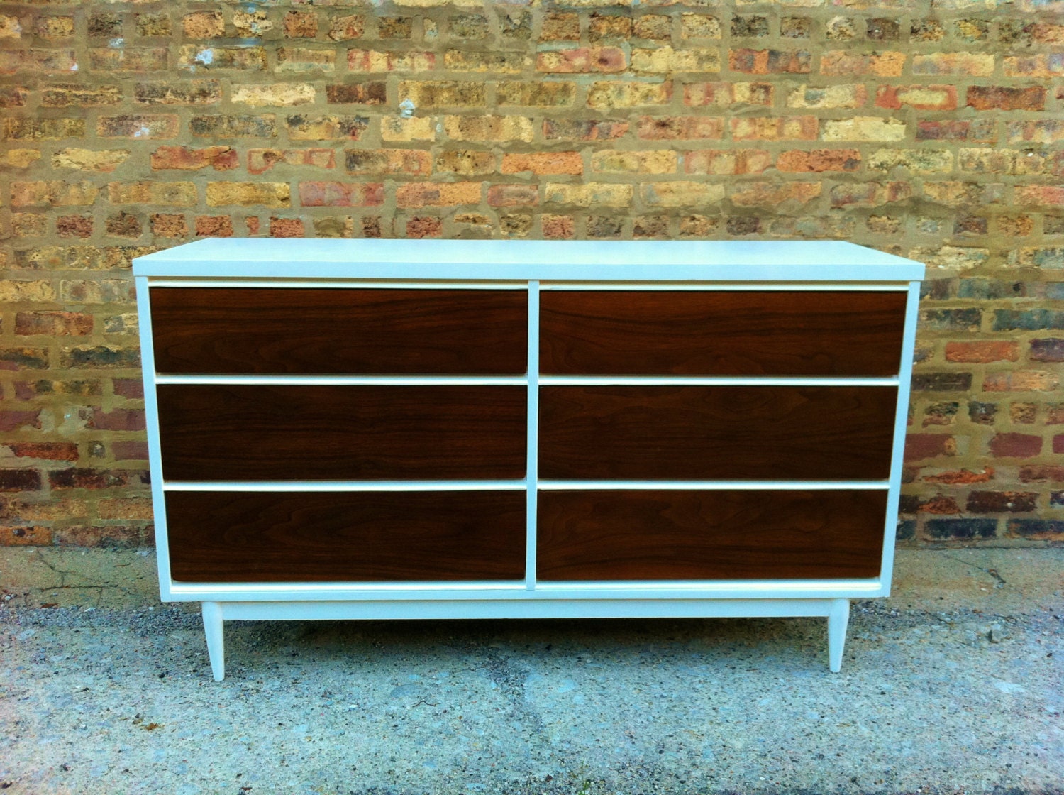 Rustic Mid Century Dresser
