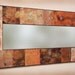 47.5 x19.5 Metal and Copper Mirror