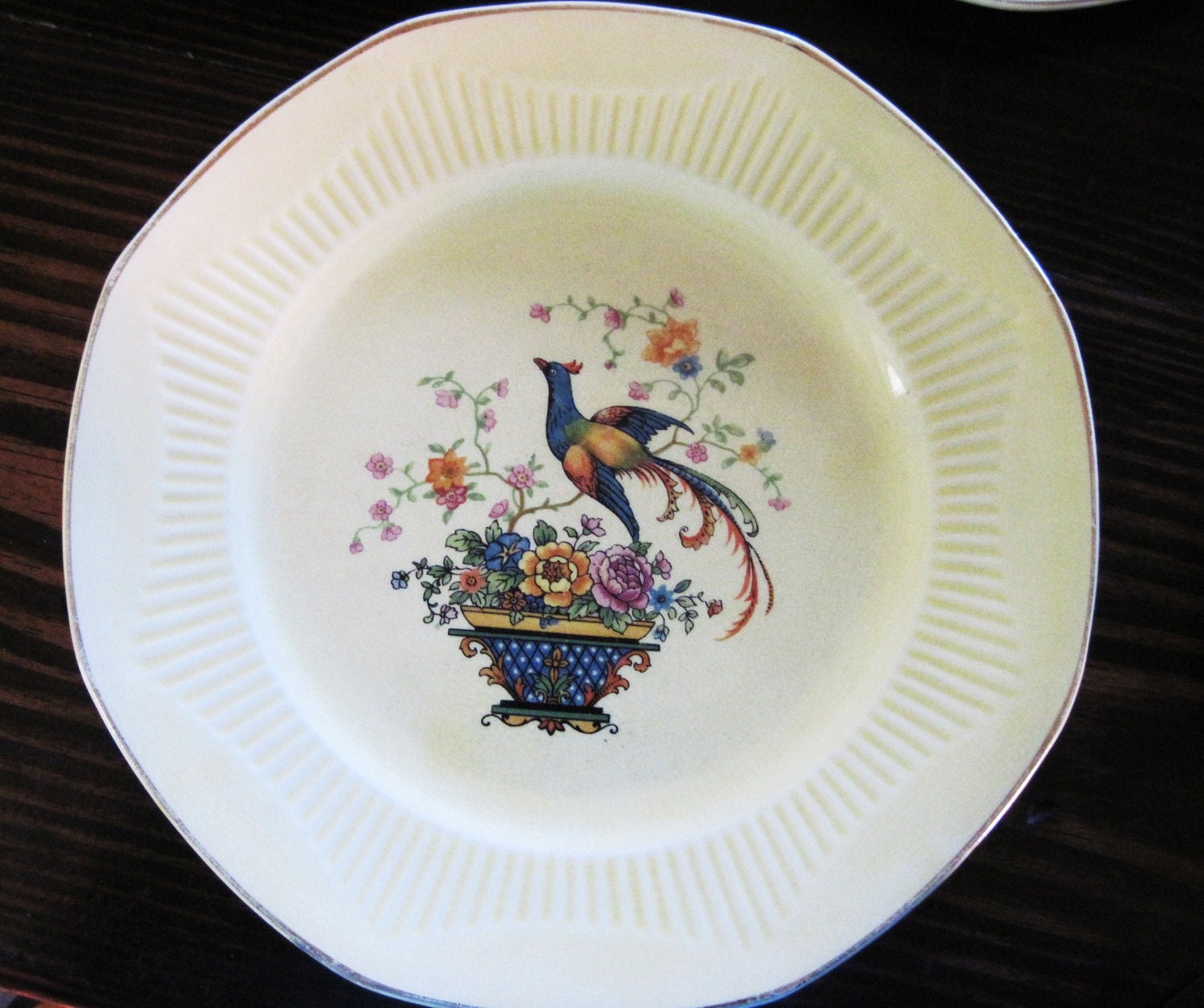 Antique Dinner Plates by Salem China Co. with by vintageexchange