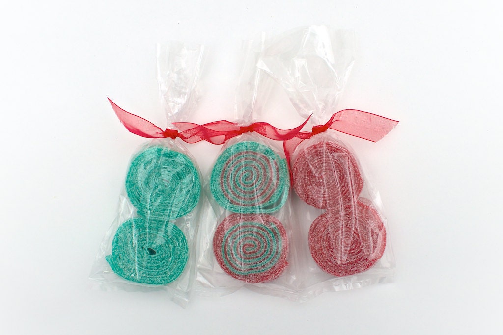 12 Sour Swirl Holiday Party Favors