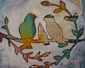 Bird Family Print 8x10
