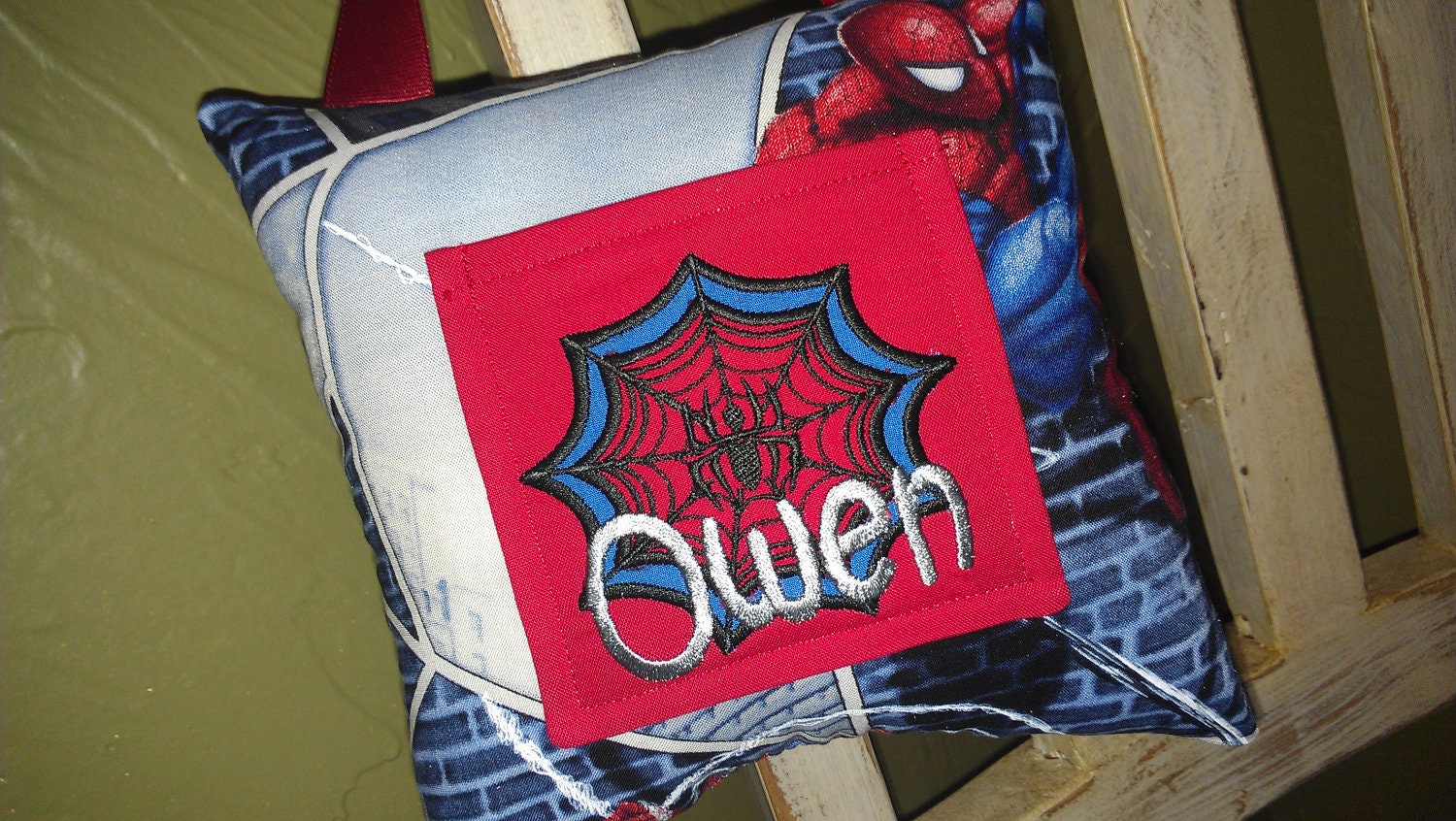 Spiderman Tooth Fairy Pillow