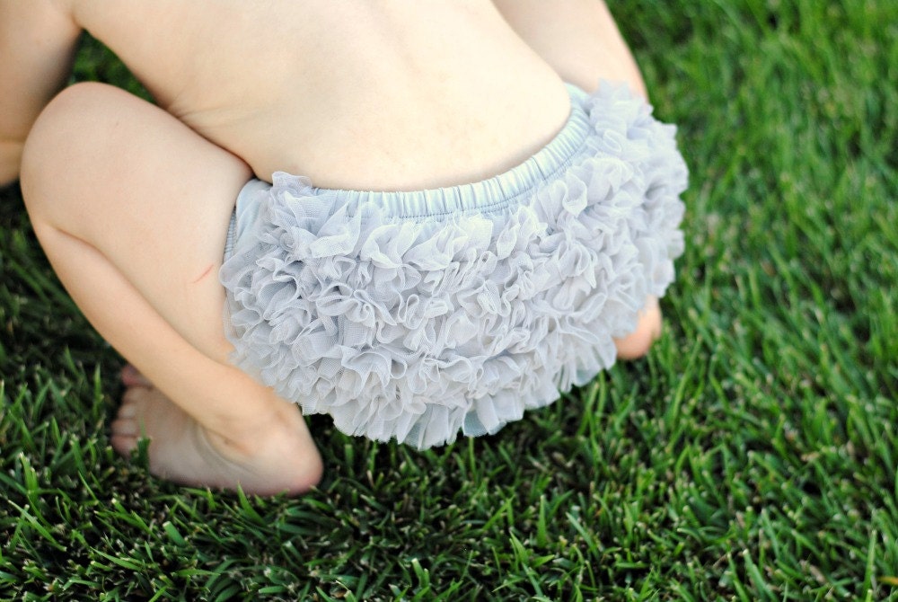 Ruffle Baby Bloomers - Chiffon Ruffle Bum - Great Photo Prop - Other Colors Available
