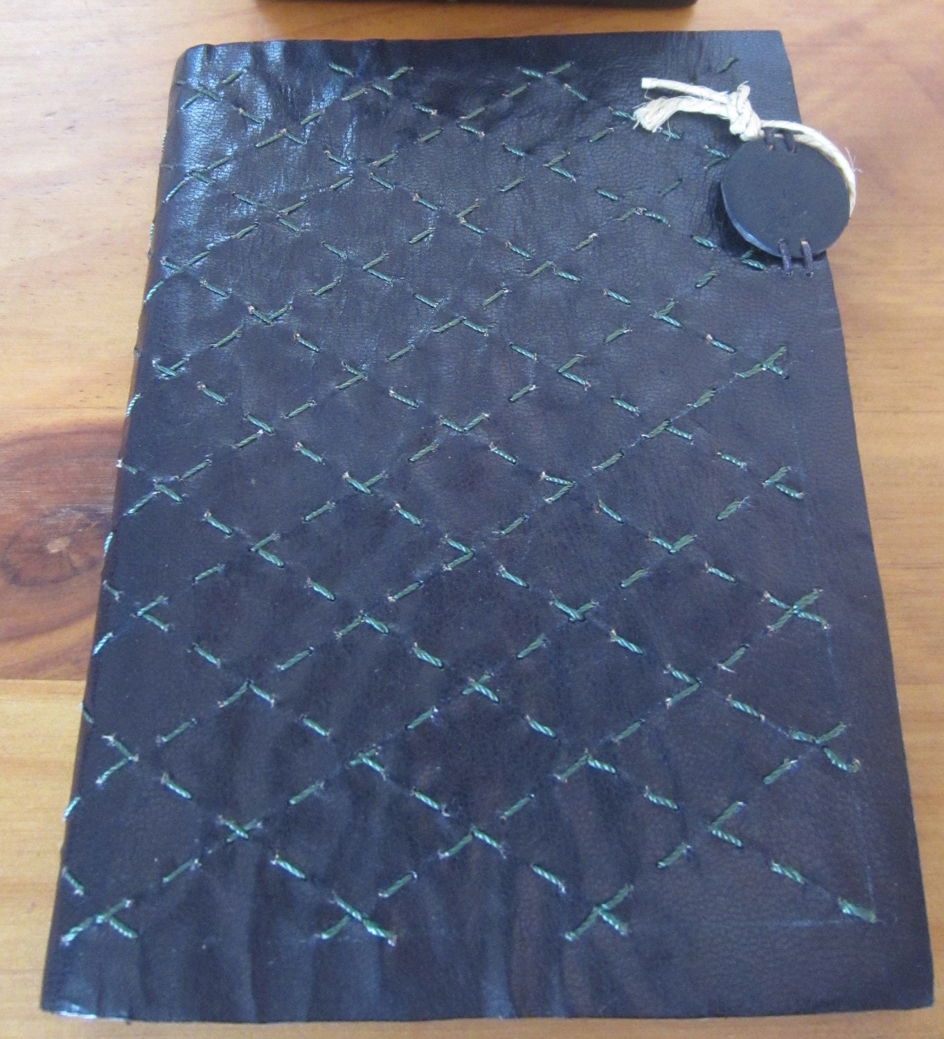 Hand Stitched Leather Embossed Journal