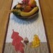 Appliqued and Quilted Fall Leaves Table Runner