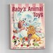Vintage Rand McNally 1963 Baby's Animal Toys Children Junior Elf Story Book Lamb Elephant by Mabel Watts
