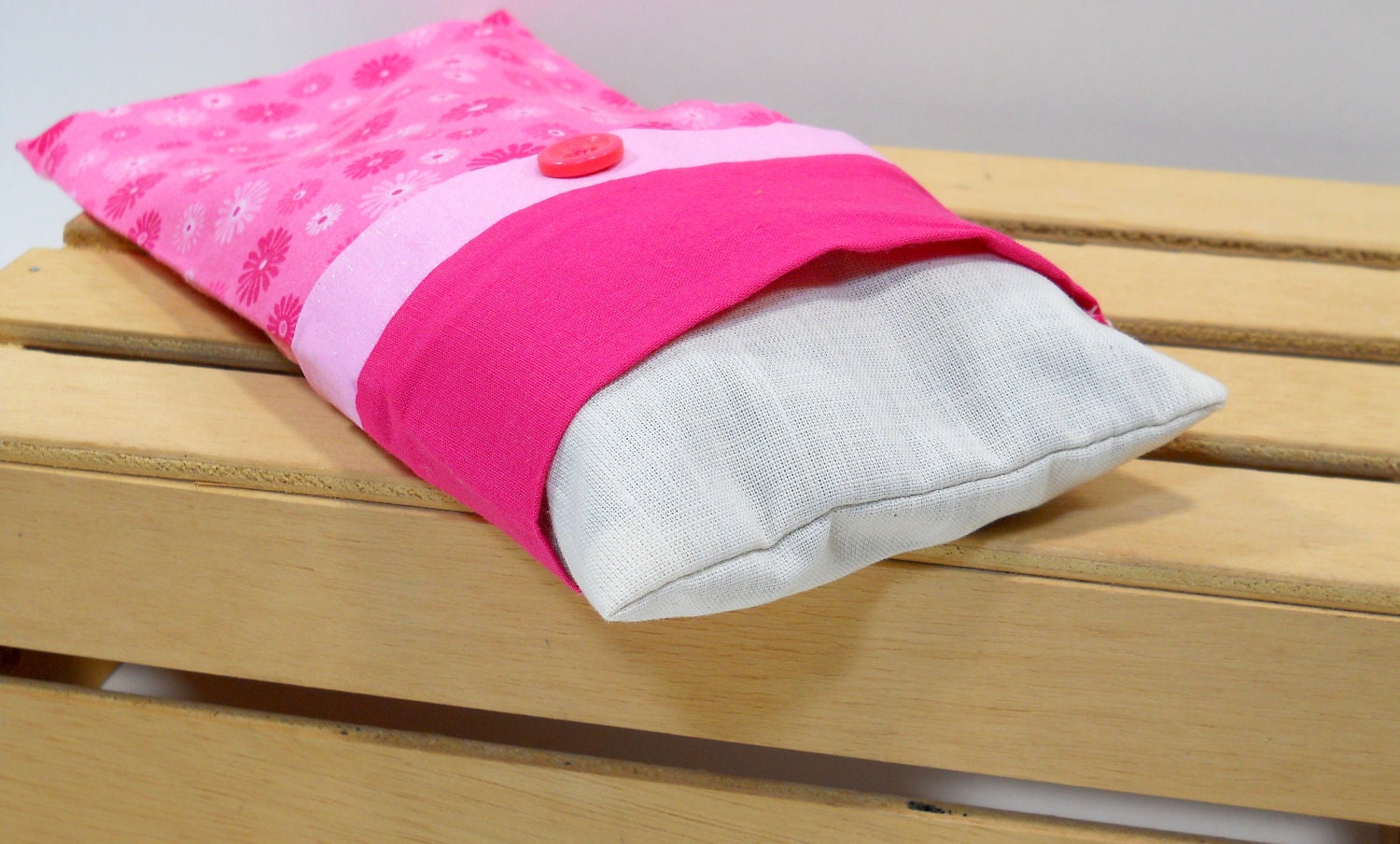 Aromatherapy EYE PILLOW with Removable Cover - The Girly Girl - Yoga Eye Pack - Lavender Eye Pillow