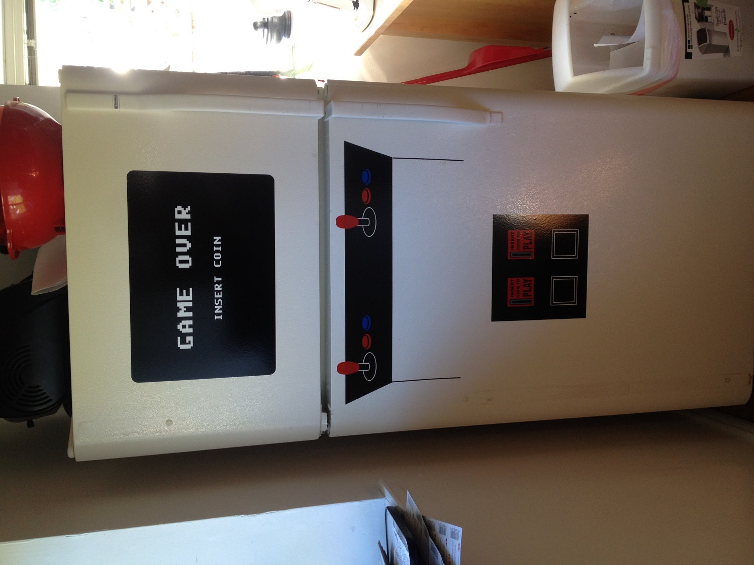 Turn your fridge into a vintage arcade cabinet with decals