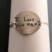 Your Child's Actual Writing Silver Message Bracelet -Tension Bracelet - Made to Order