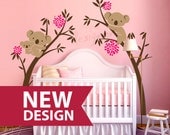 Koala Bear Wall decal - Tree Branch Wall decal wall sticker -wall decor