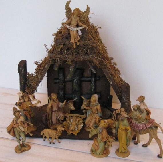 vintage fontanini nativity set marked depose by wickedfabulous vintage fontanini nativity set marked depose by wickedfabulous