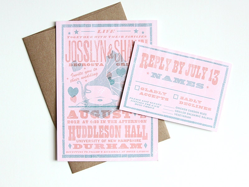 Custom (From Scratch) Wedding Invitation Design