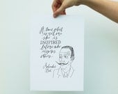 Salvador Dali Quote Limited Edition Screen Print
