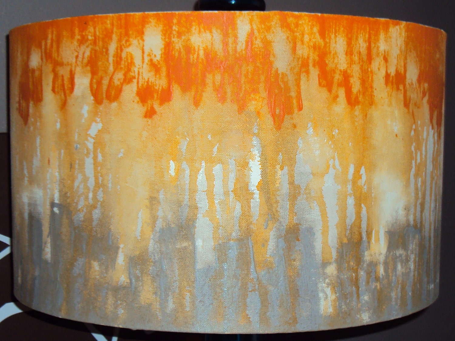 Gorgeous Hand Painted Lampshade