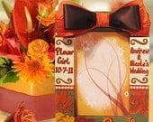 Hand Painted Fall Flower Girl Frame