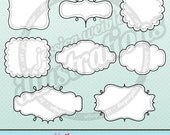 Fun Frames Cute Digital Clipart for Card Design, Scrapbooking, and Web Design Il_170x135