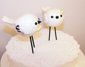 Custom Love Bird Wedding Cake Topper Birds - Colors of Choice