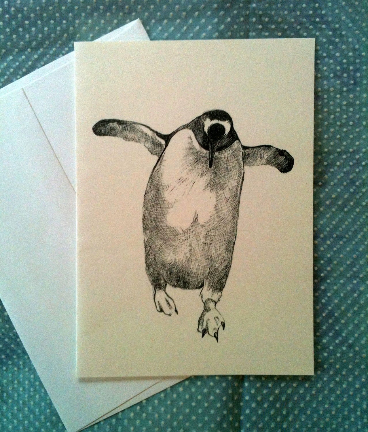 5" x 7" card with Envelope title: "Step by Step"