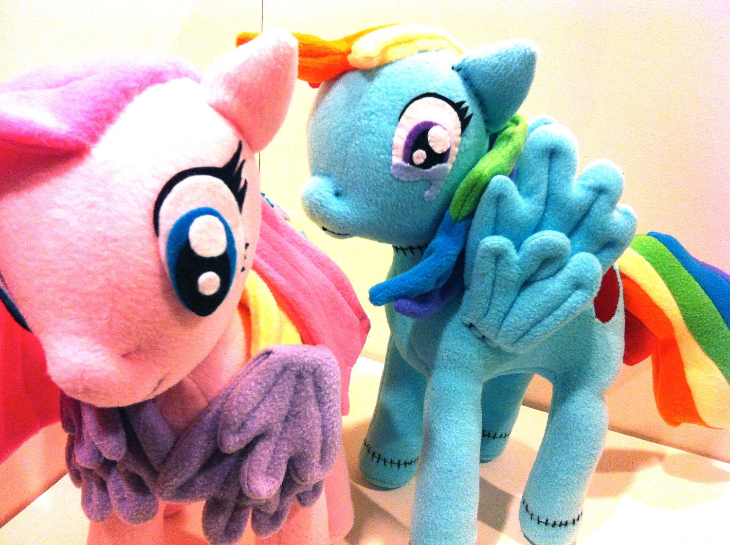Rainbow Dash and Pinkamena Diane Pie- Cupcakes