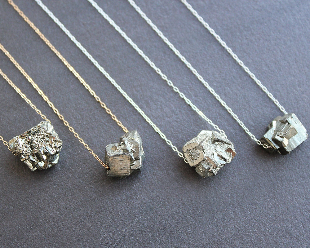 Pyrite Nugget Necklace (1 Necklace)