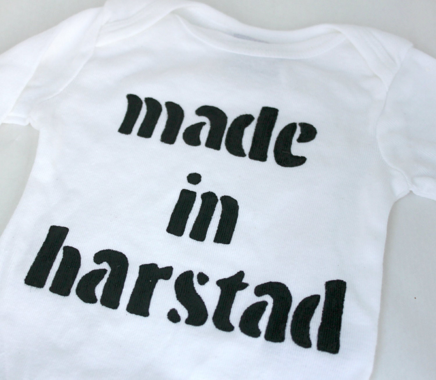 Funny Baby Shirt Made in CUSTOM CITY Funny Baby Onesie Custom Baby Gift
