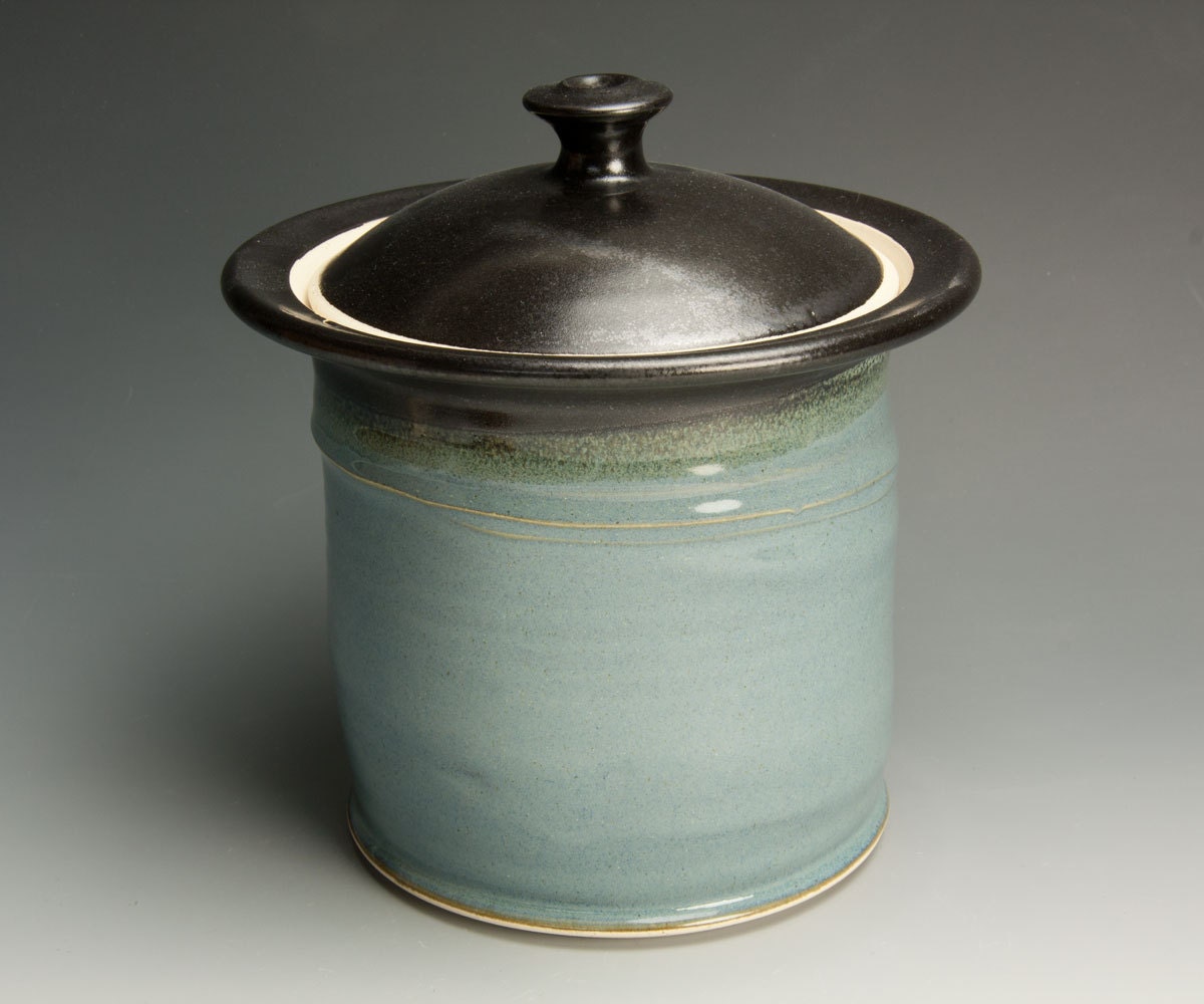 Handmade cookie or storage jar for rice, sugar, granola, etc. 614