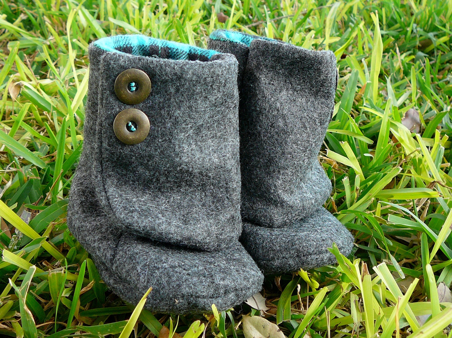 Little Duke and Duchess button Booties