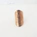 Adjustable copper ring, hammered long unisex ring, modern copper jewelry, gift under 30