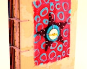 Handmade Journal: 'Illuminate' Purple Felt Star Blank Book