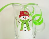 Irish Coffee Cup Snowman Hand Painted
